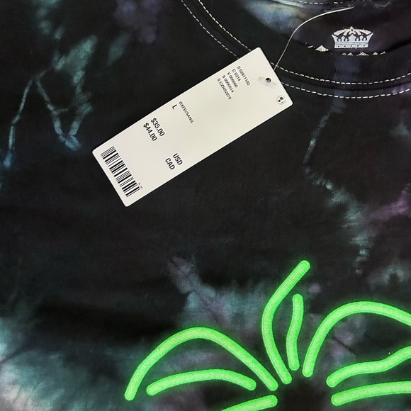 Corona Extra Tie-Dye Parrot Tee - Black and Green - Picture 6 of 7